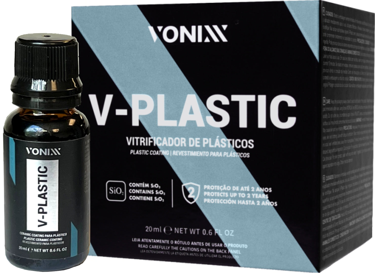 Vonixx V-Plastic Ceramic Coating 0.6 fl oz (20ml) 20 ml plastic